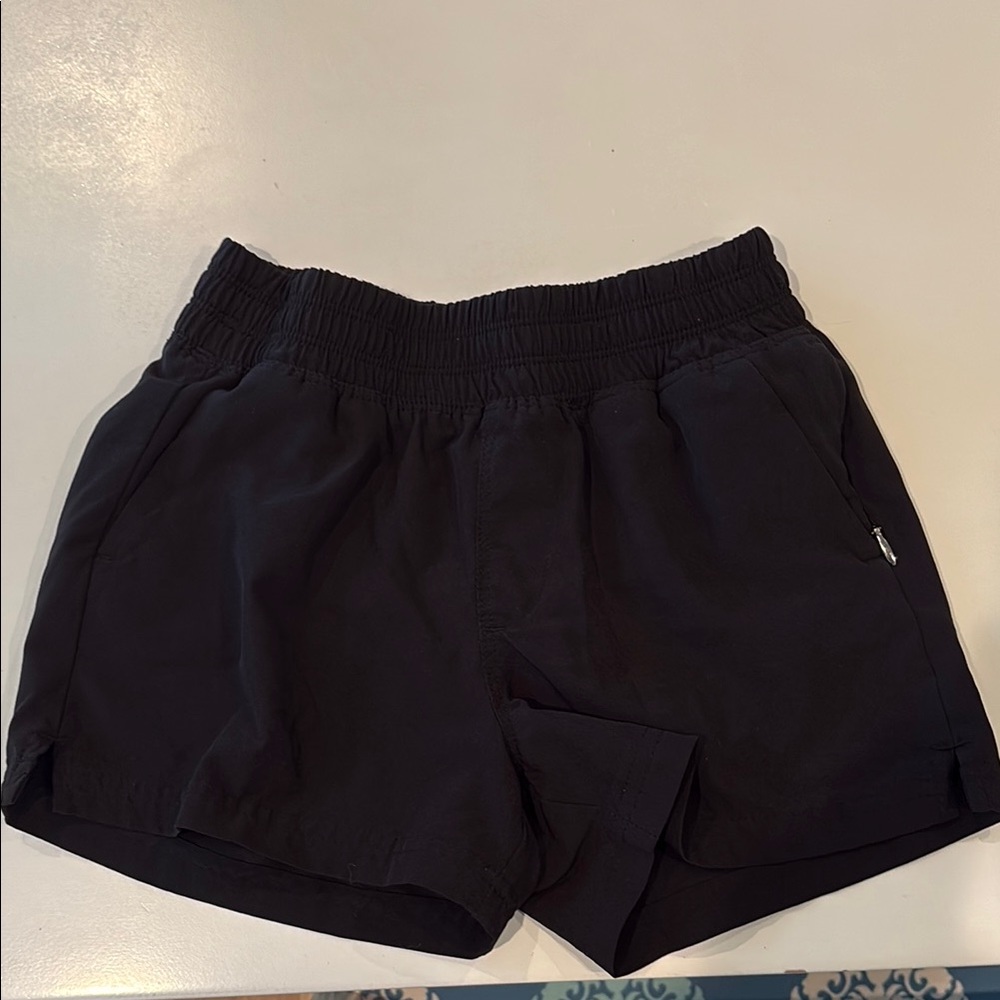 Old Navy Black Elastic Waist Sport Shorts, Girls size M (8)